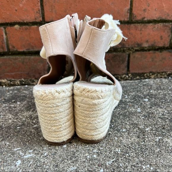 Cholé Espadrille Wedge Ankle Booties Size 38 - Picture 4 of 9